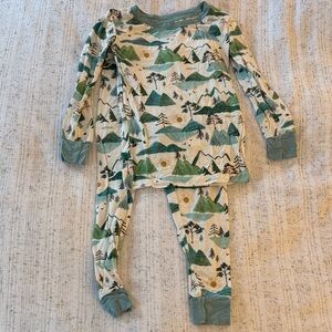 Little Sleepies Mountain Print Pajama Set